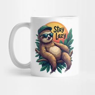 Slothful Serenity: Embracing the Lazy Life Mug
